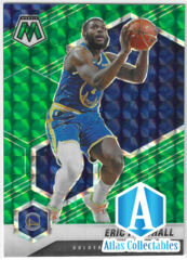 2020-21 Panini Mosaic Eric Paschall #149 Warriors Green Prizm